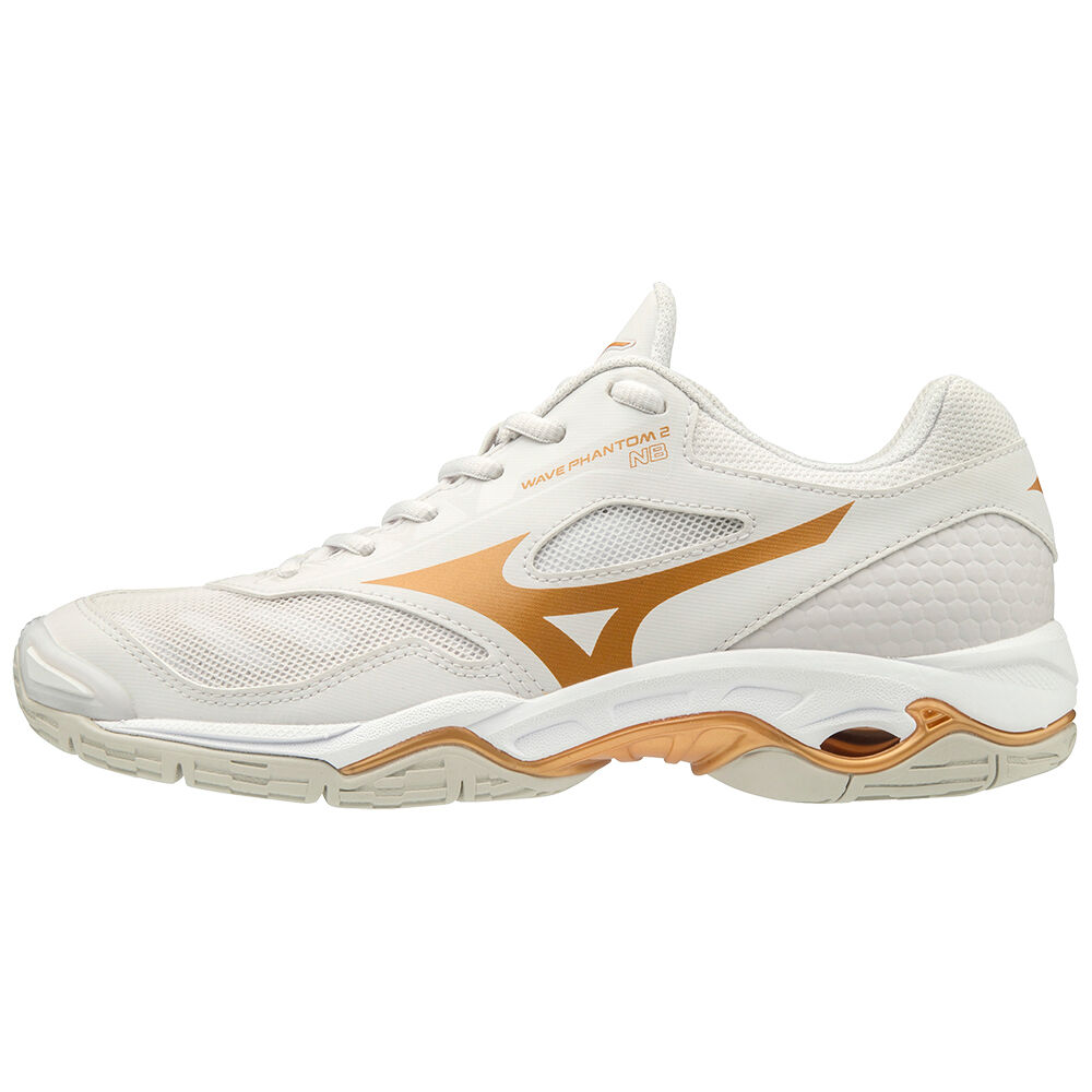 Mizuno WAVE PHANTOM 2 NB - Bayan Basketbol Ayakkabısı - Beyaz Türkiye (XCGQDE-586)